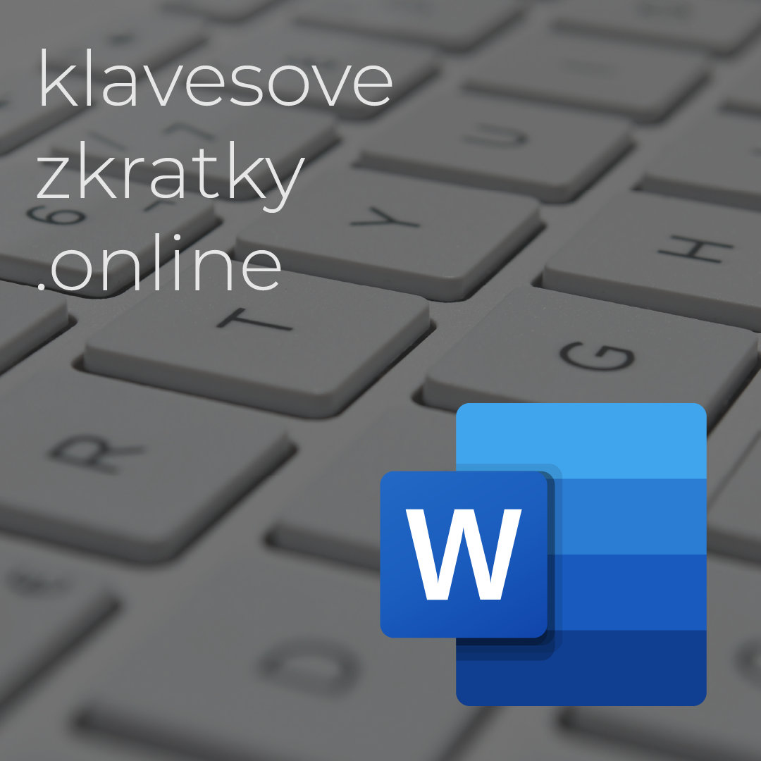 10 klávesových zkratek, které vám ušetří čas při práci s textovým editorem Microsoft Word